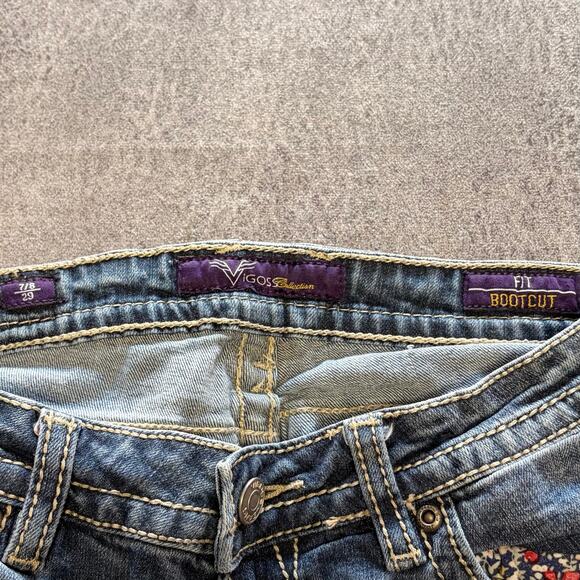 Vigoss Y2k Embroidered Bootcut Jeans - Picture 3 of 9